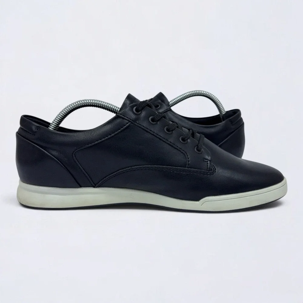 Aldo Abel Casual Shoes Men's Size 9.5 Black White Leather Lace Up Sneakers